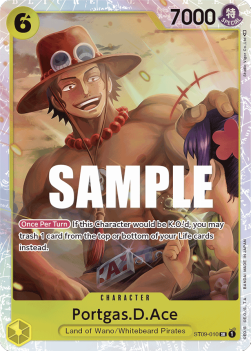 Portgas.D.Ace (ST09-010) ST-09 Super Rare Excellent Englisch