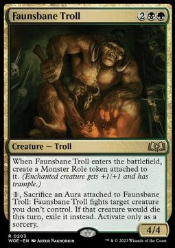 Faunsbane Troll WOE-203 Rare Near Mint Englisch