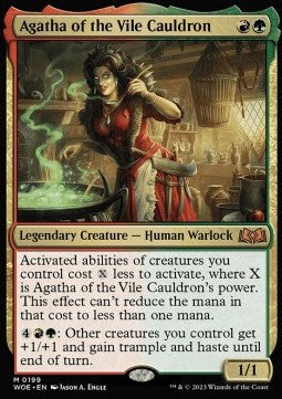 Agatha vom Schändlichen Kessel WOE-199 Mythic Light Played Deutsch