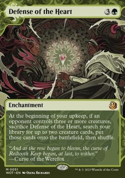 Defense of the Heart WOT-51 Mythic Near Mint Englisch