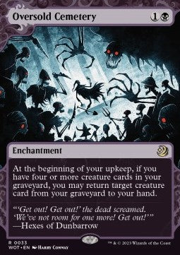 Überbelegter Friedhof WOT-33 Rare Near Mint Deutsch Foil
