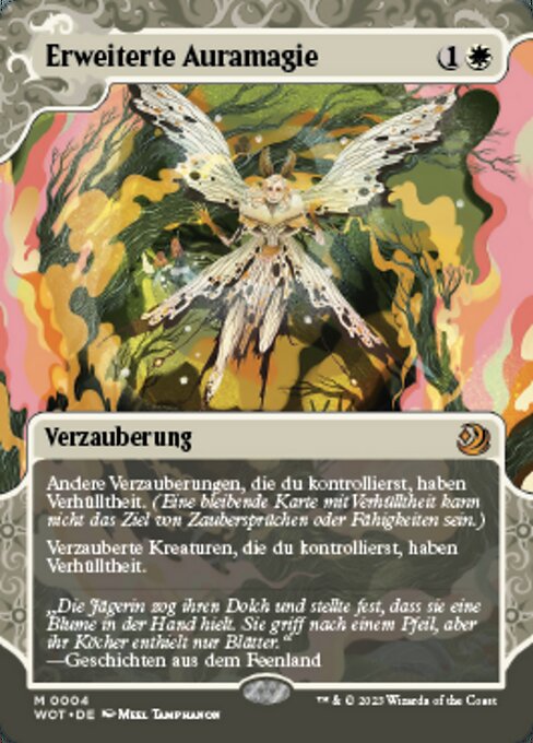 Erweiterte Auramagie (V.1) WOT-4 Mythic Near Mint Deutsch Foil
