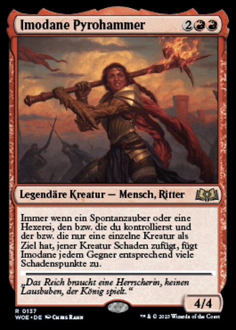 Imodane Pyrohammer WOE-137 Rare Excellent Deutsch
