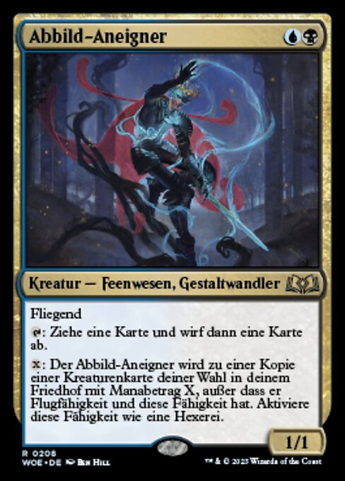 Abbild-Aneigner WOE-208 Rare Excellent Deutsch Foil