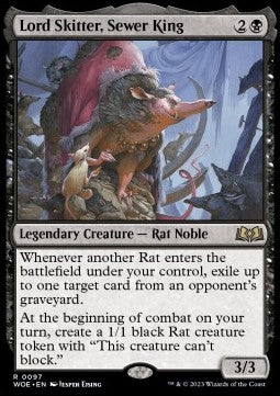 Lord Skitter, Sewer King WOE-97 Rare Near Mint Englisch