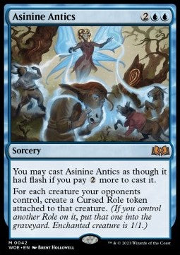 Asinine Antics WOE-42 Mythic Near Mint Englisch Foil