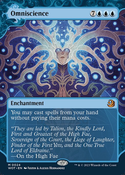 Omniscience WOT-24 Mythic Near Mint Englisch Foil