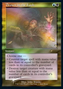 Im See ertrinken OH-1 Rare Near Mint Deutsch Foil