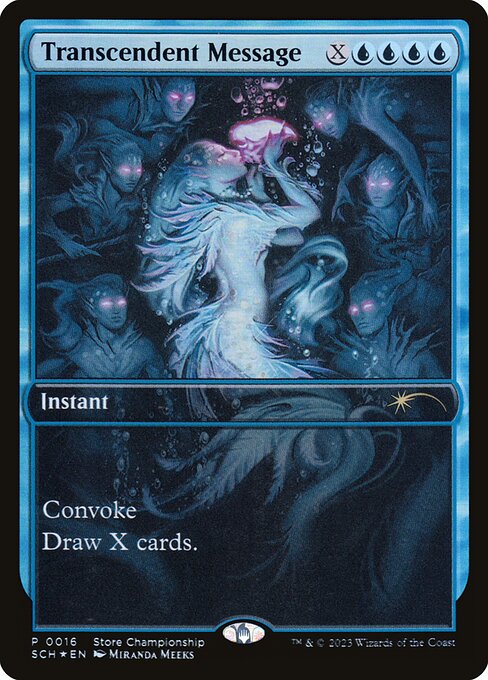 Transcendent Message SCH-16 Rare Near Mint Englisch Foil