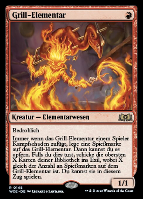 Grill-Elementar WOE-148 Rare Near Mint Deutsch