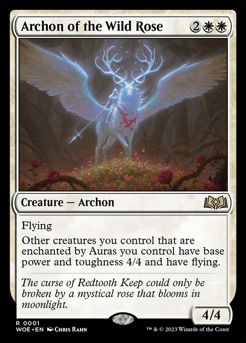 Archon of the Wild Rose WOE-1 Rare Near Mint Englisch