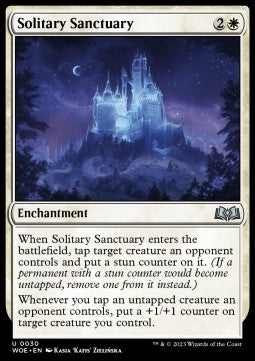 Solitary Sanctuary WOE-30 Uncommon Near Mint Englisch