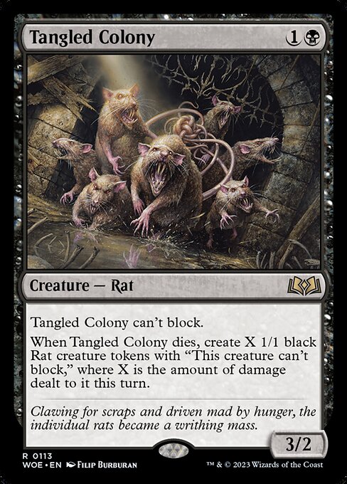 Tangled Colony WOE-113 Rare Excellent Englisch
