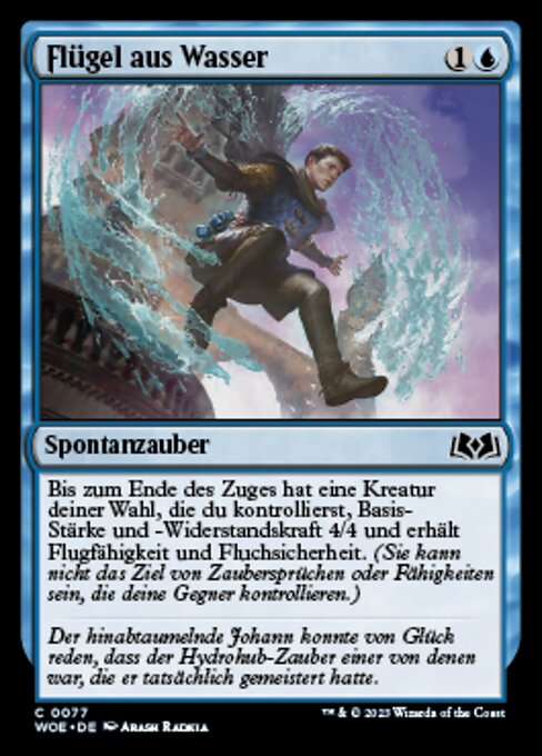 Flügel aus Wasser WOE-77 Common Near Mint Deutsch Foil