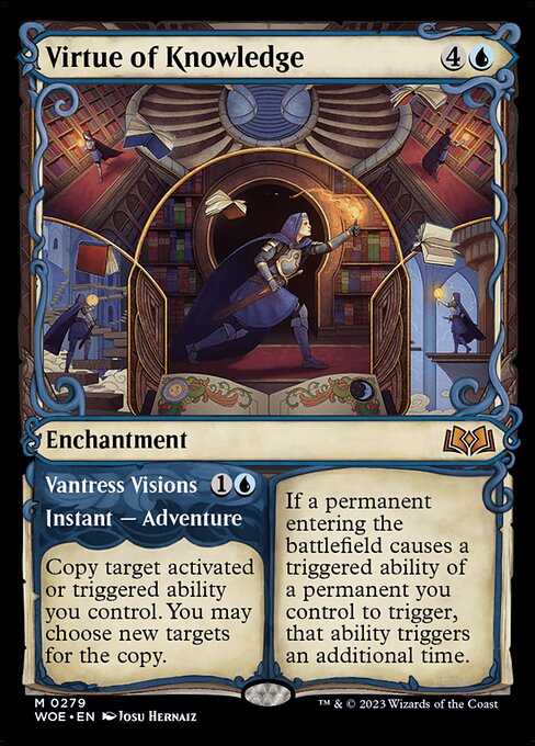 Virtue of Knowledge // Vantress-Visionen XWOE-279 Mythic Excellent Deutsch