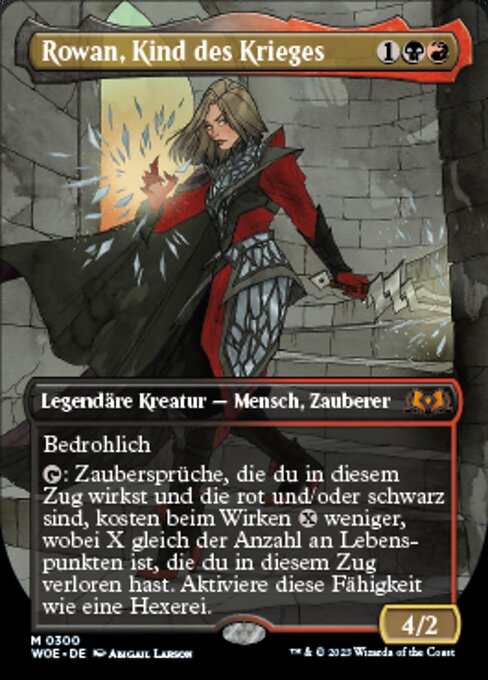Rowan, Kind des Krieges XWOE-300 Mythic Near Mint Deutsch