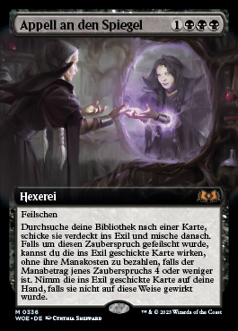 Appell an den Spiegel XWOE-336 Mythic Near Mint Deutsch Foil