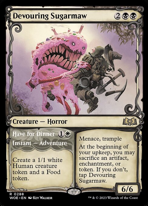 Devouring Sugarmaw // Zum Abendessen XWOE-288 Rare Excellent Deutsch Foil