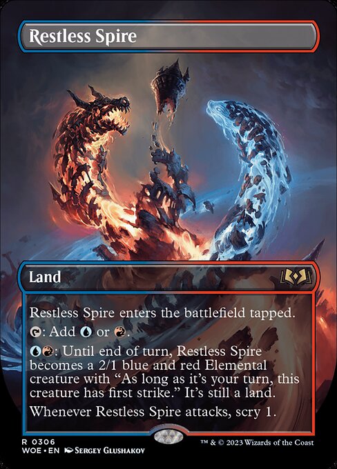 Restless Spire XWOE-306 Rare Near Mint Englisch Foil