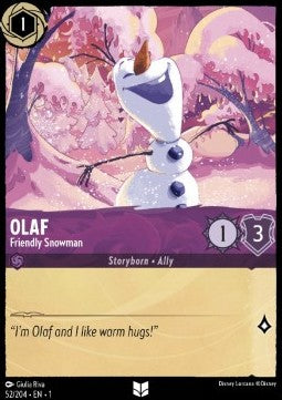 Olaf - Freundlicher Schneemann 1TFC-52 Uncommon Near Mint Englisch Foil