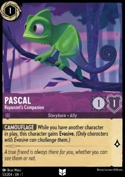 Pascal - Rapunzels Begleiter 1TFC-53 Uncommon Boosterfrisch Deutsch