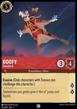 Goofy - Draufgänger 1TFC-111 Common Boosterfrisch Deutsch