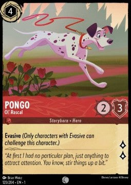 Pongo - Alter Gauner 1TFC-120 Common Boosterfrisch Deutsch