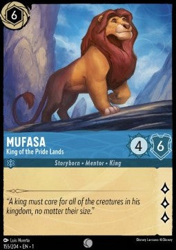 Mufasa - König des Geweihten Landes 1TFC-155 Common Boosterfrisch Deutsch