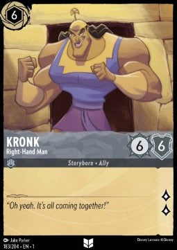 Kronk - Rechte Hand 1TFC-183 Uncommon Boosterfrisch Deutsch
