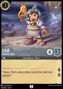 Lilo - Galaktische Heldin 1TFC-184 Uncommon Boosterfrisch Deutsch