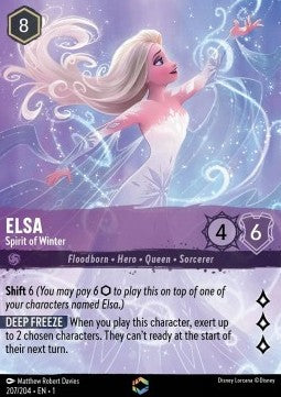 Elsa - Magie des Winters (V.2) 1TFC-207 Enchanted Boosterfrisch Deutsch Foil