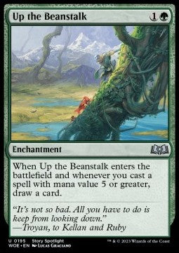 Up the Beanstalk WOE-195 Uncommon Near Mint Englisch Foil