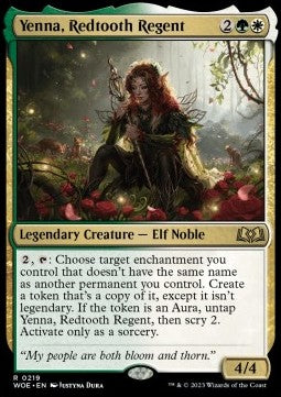 Yenna, Redtooth Regent WOE-219 Rare Excellent Englisch