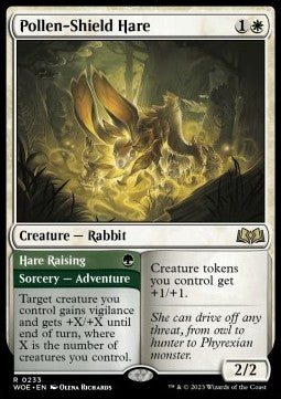 Pollen-Shield Hare // Hasenzucht WOE-233 Rare Near Mint Englisch