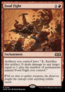 Food Fight WOE-129 Rare Near Mint Englisch