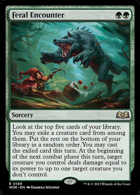 Feral Encounter WOE-169 Rare Excellent Englisch