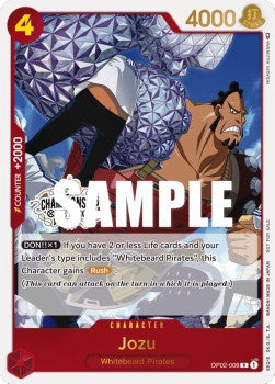 Jozu (OP02-008) (V.1) STP Rare Near Mint Englisch