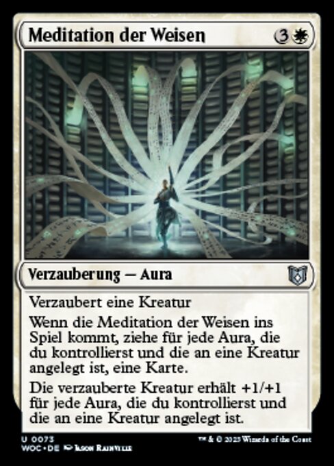Meditation der Weisen WOC-73 Uncommon Excellent Deutsch