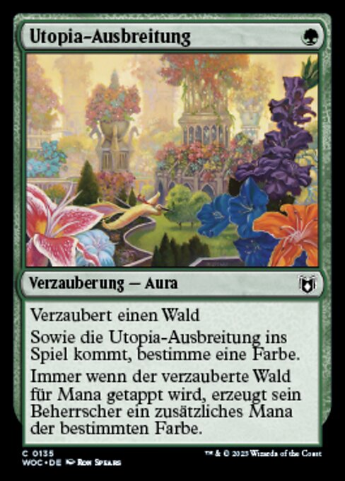 Utopia-Ausbreitung WOC-135 Common Near Mint Deutsch