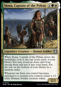 Siona, Captain of the Pyleas WOC-144 Uncommon Near Mint Englisch