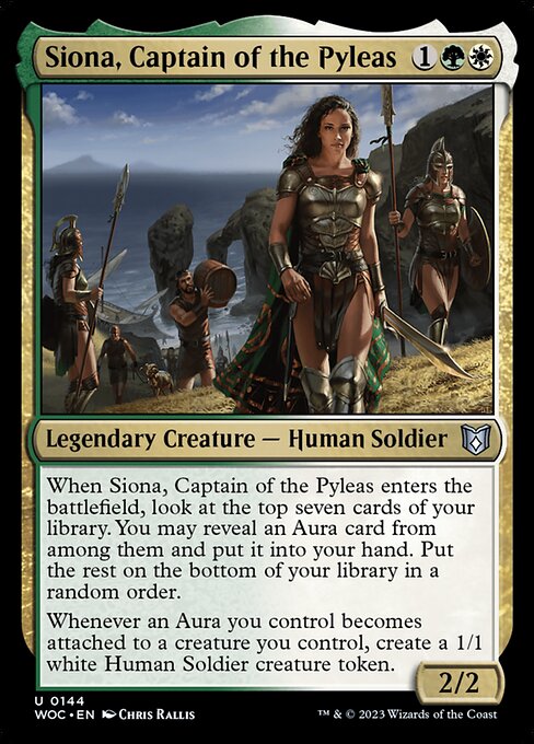 Siona, Captain of the Pyleas WOC-144 Uncommon Near Mint Englisch