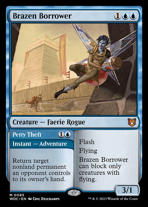 Brazen Borrower // Petty Theft WOC-85 Mythic Excellent Englisch