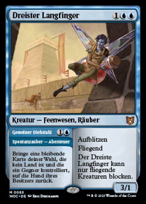 Dreister Langfinger // Gemeiner Diebstahl WOC-85 Mythic Near Mint Deutsch
