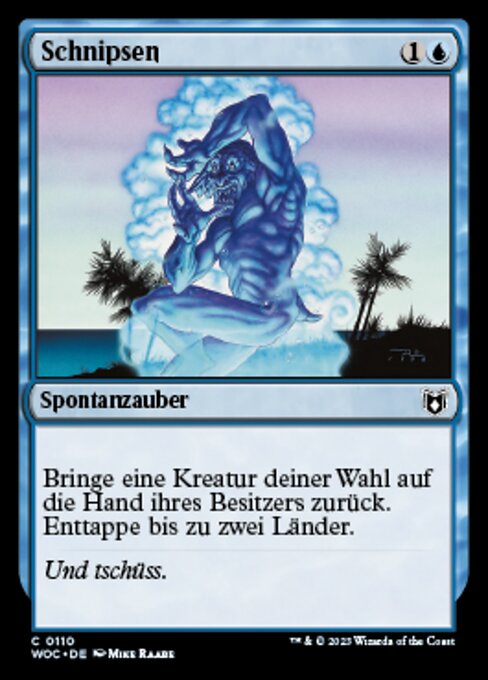 Schnipsen WOC-110 Common Near Mint Deutsch