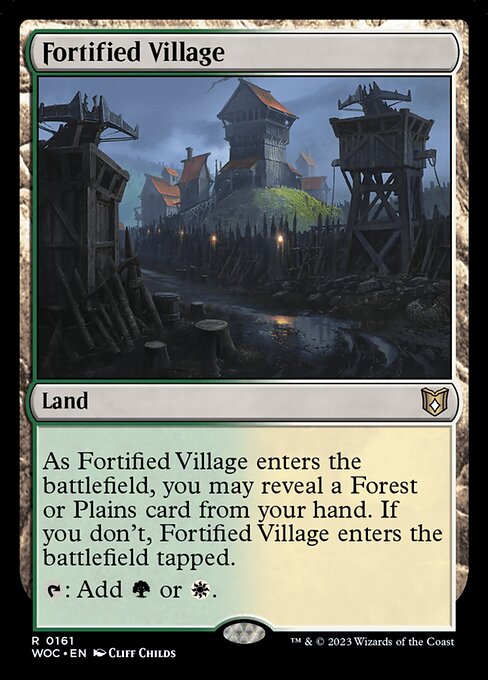 Fortified Village WOC-161 Rare Near Mint Englisch