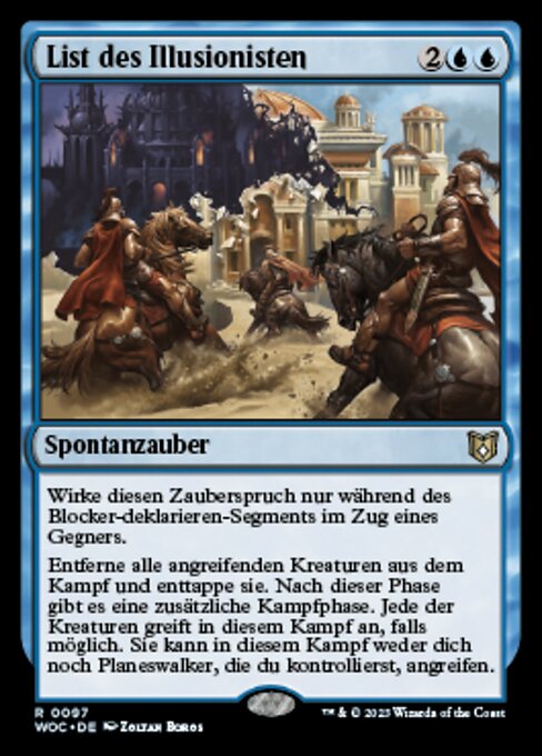 List des Illusionisten WOC-97 Rare Near Mint Deutsch