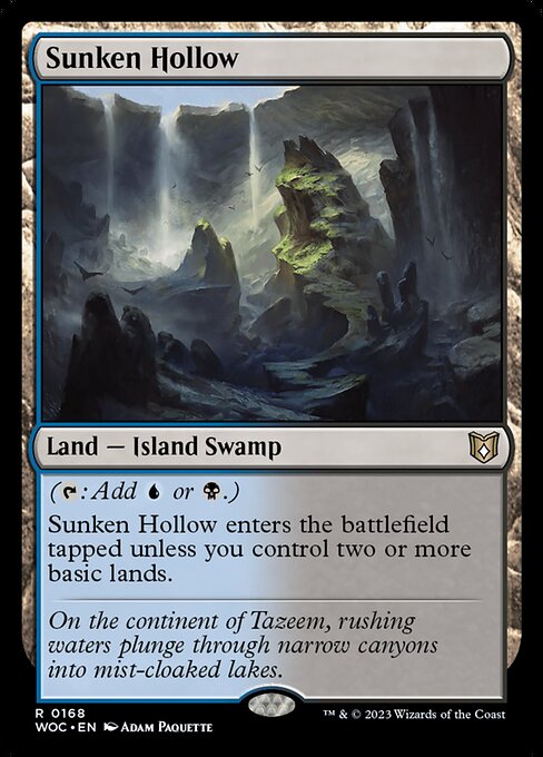 Sunken Hollow WOC-168 Rare Near Mint Englisch