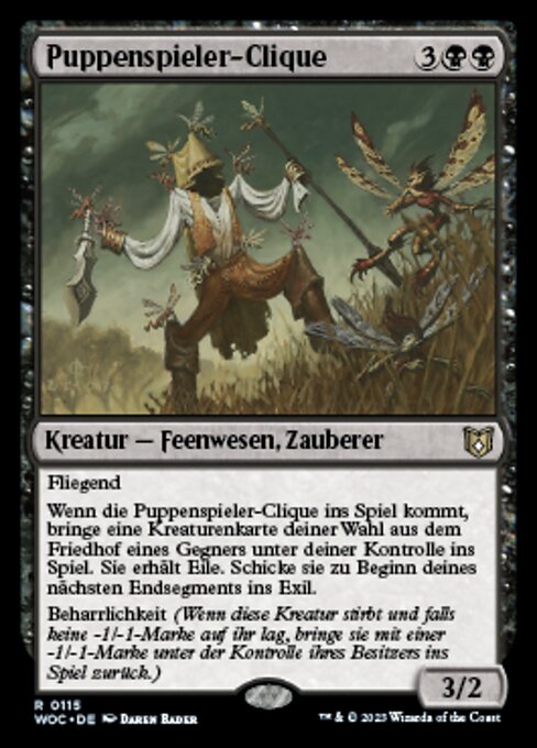Puppenspieler-Clique WOC-115 Rare Near Mint Deutsch