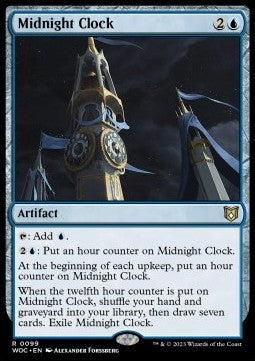 Midnight Clock WOC-99 Rare Near Mint Englisch