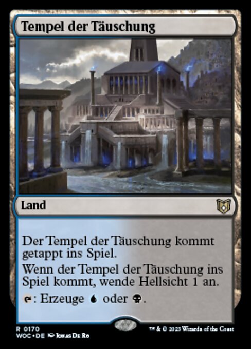 Tempel der Täuschung WOC-170 Rare Near Mint Deutsch